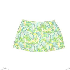 Lilly Pulitzer Green and Blue Patterned Skort